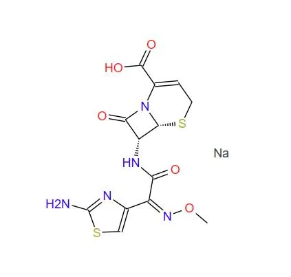 Ceftizoxime Sodium 99% Purity CAS 68401-82-1 Solid Pharma Raw Material 25kg Pack