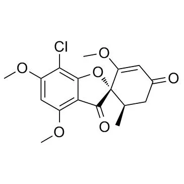 Griseofulvin 99% Purity CAS 126-07-8 Solid Chemical for Industrial Applications 25kg Pack
