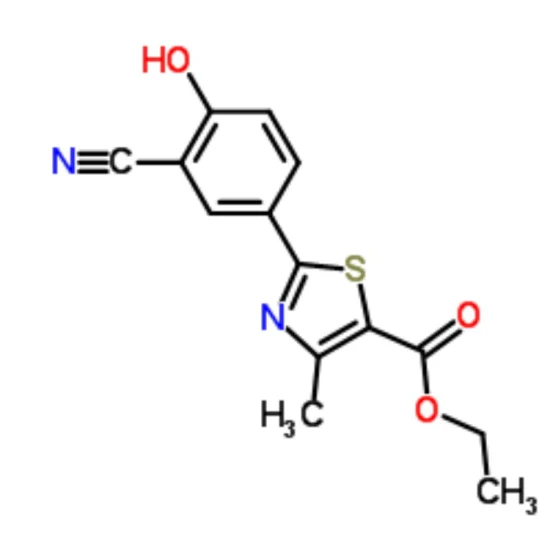 Ethyl 2-(3-Cyano-4-Hydroxyphenyl)-4-Methylthiazole-5-Carboxylate 99% Purity for Chemical Production CAS 161798-02-3