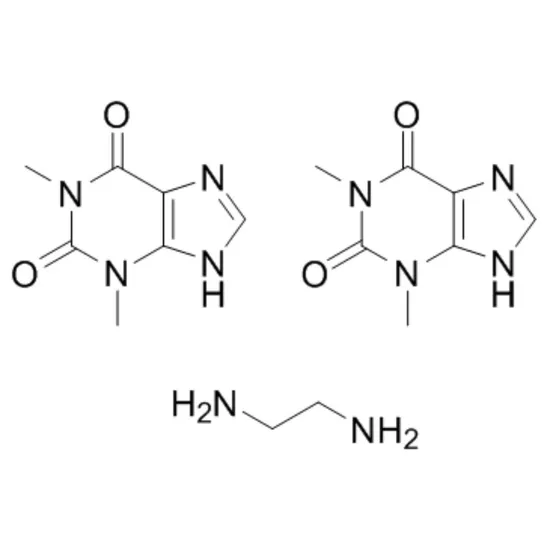 Aminophylline 99% Purity CAS 317-34-0 Solid Chemical for Industrial Applications 25kg Pack