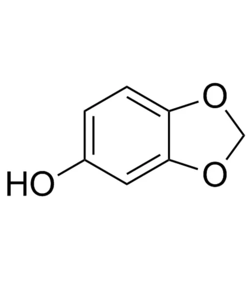 Sesamol 99% Purity CAS 533-31-3 Solid Chemical for Industrial Applications 25kg Pack