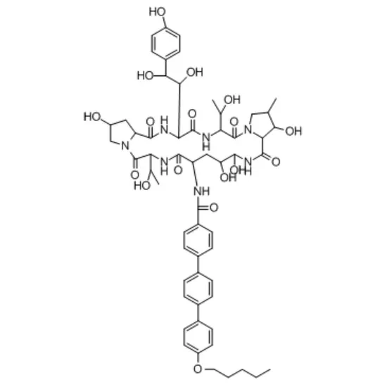 Anidulafungin CAS 166663-25-8 99% Purity Antifungal Pharmaceutical Chemical