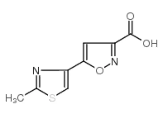 5-(2-Methyl-1,3-Thiazol-4-Yl)-Isoxazolecarboxylic Acid 99% Purity for Chemical Synthesis CAS 368870-05-7