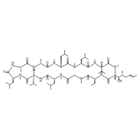 Cyclosporin A CAS 59865-13-3 99% Purity Solid Pharmaceutical Chemical 25kg Packing