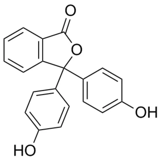 Phenolphthalein 99% Purity CAS 77-09-8 for Chemical Analysis Solid 25kg Packing