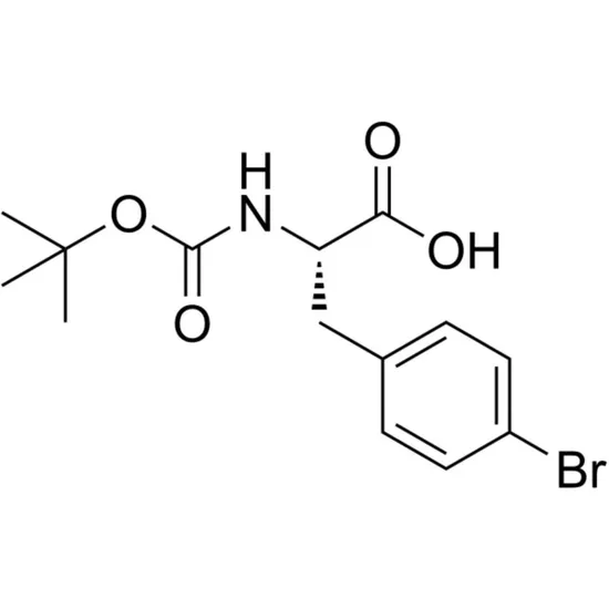 (S)-N-Boc-4-Bromophenylalanine 99% Purity Solid for Pharmaceutical Chemical Synthesis CAS 62129-39-9