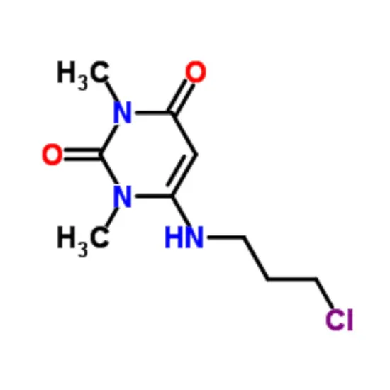 6-(3-Chloropropylamino)-1,3-Dimethylpyrimidine-2,4-Dione 99% Purity ISO Certified Reference Material CAS 34654-81-4