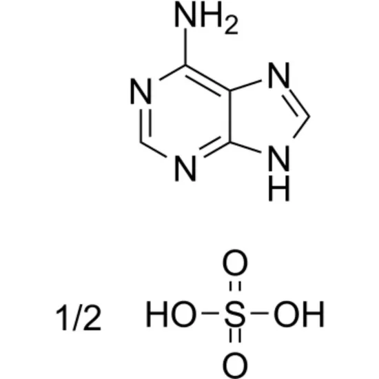 Adenine Hemisulfate 99% Purity CAS 321-30-2 for Biochemical Research ISO Certified