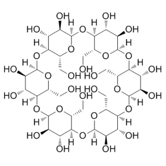 α-Cyclodextrin 99% Purity ISO Certified Reference Material CAS 10016-20-3 for Chemical Industry