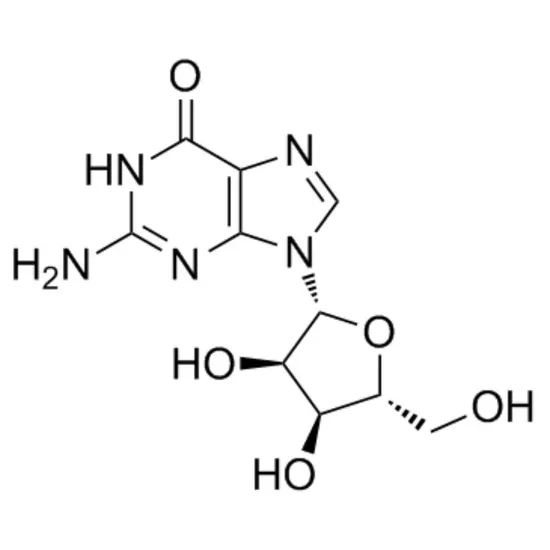 Guanosine 99% Purity CAS 118-00-3 ISO Certified Reference Material for Chemical Industry