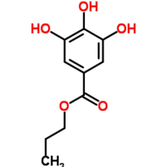 Propyl Gallate 99% Purity Food Antioxidant CAS 121-79-9 ISO Certified Reference Material