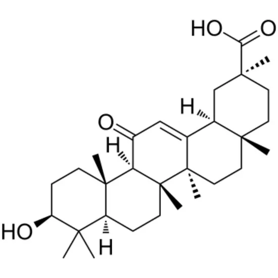 Glycyrrhetinic Acid 99% Purity CAS 1449-05-4 ISO Certified Solid Reference Material for Chemical Industry