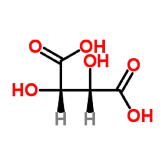 D-Tartaric Acid 99% Purity ISO Certified CAS 147-71-7 for Chemical Manufacturing