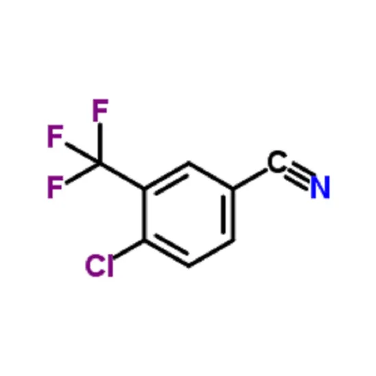4-Chloro-3-(trifluoromethyl) Benzonitrile 99% Purity Solid CAS 1735-54-2 for Chemical Manufacturing