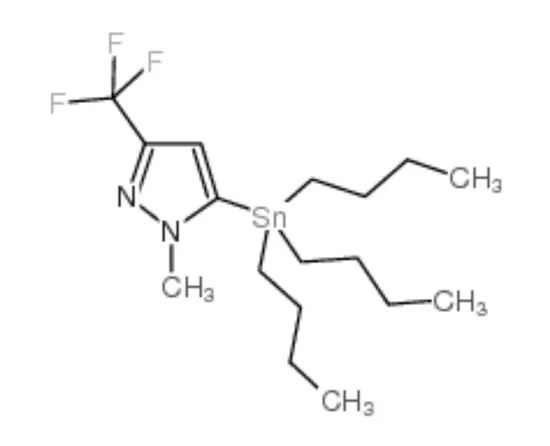 1-Methyl-5-(tributylstannyl)-3-(trifluoromethyl)-1H-Pyrazole 99% Purity CAS 191606-78-7 for Chemical Synthesis
