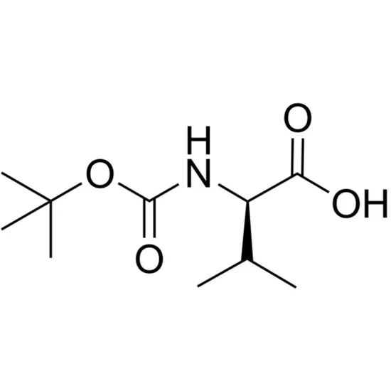 Boc-D-Valine CAS 22838-58-0 99% Purity Solid for Chemical Synthesis 25kg Pack