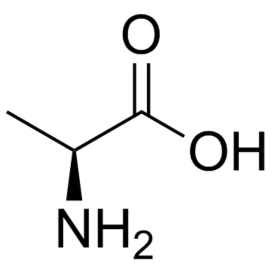 L-Alanine CAS 56-41-7 99% Purity ISO Certified Reference Material for Chemical Applications