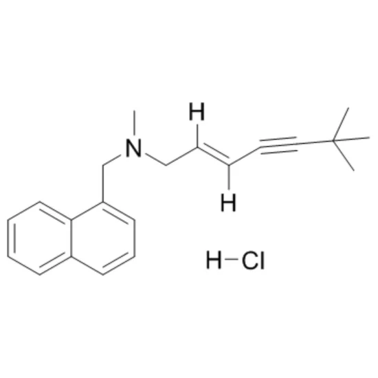 Terbinafine Hydrochloride 99% Purity CAS 78628-80-5 ISO Certified Solid Reference Material for Chemical Applications