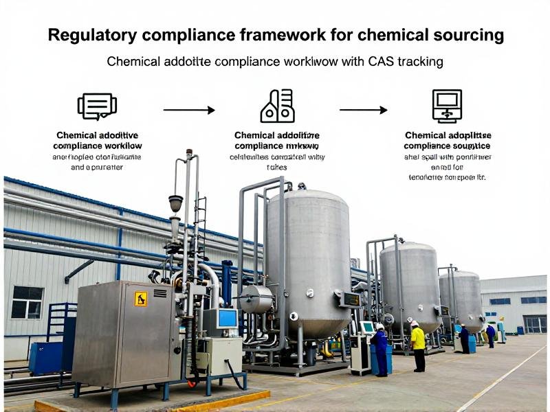 Regulatory compliance framework for chemical sourcing