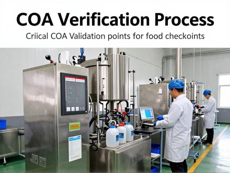 Verify Food Additive COA: Avoid Customs Rejection (2026 Guide)