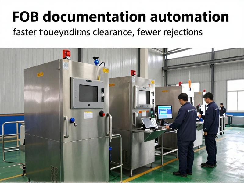 FOB documentation automation for food additives