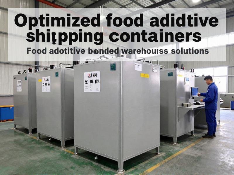 Optimized food additive shipping containers