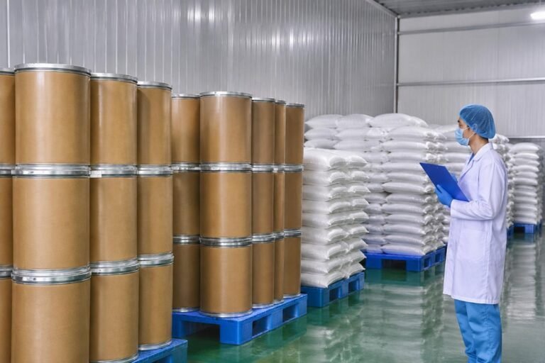 Proper food additive storage conditions from China to EU