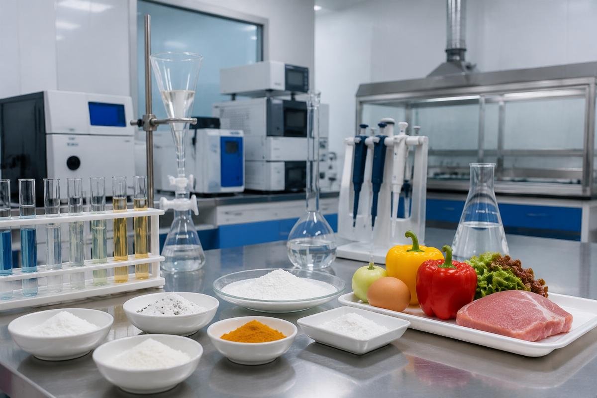 High-risk vs low-risk parameter testing priorities Risk-based testing matrix for food additives
