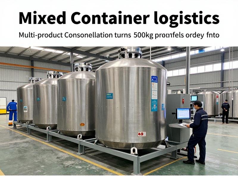 Mixed-container logistics