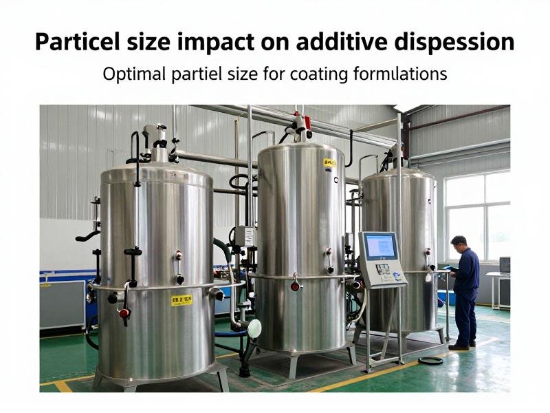 Particle size impact on additive dispersion