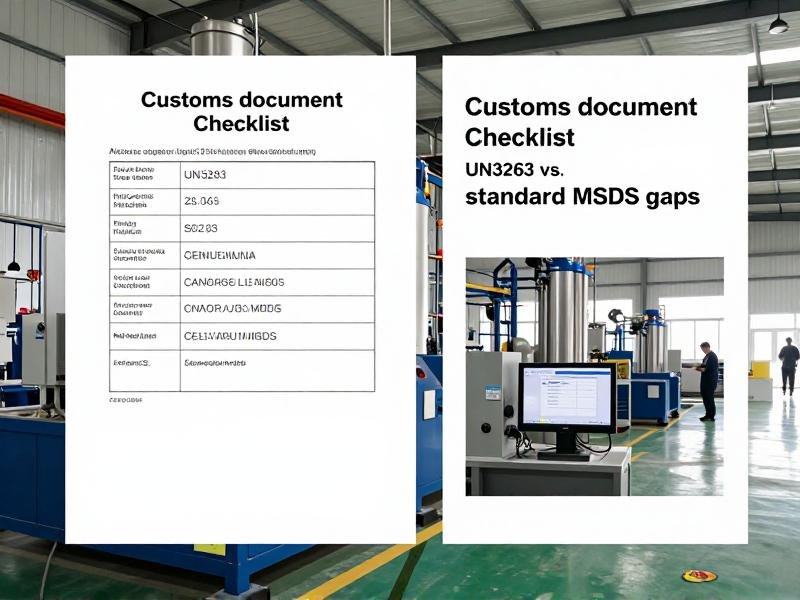 Customs document checklist