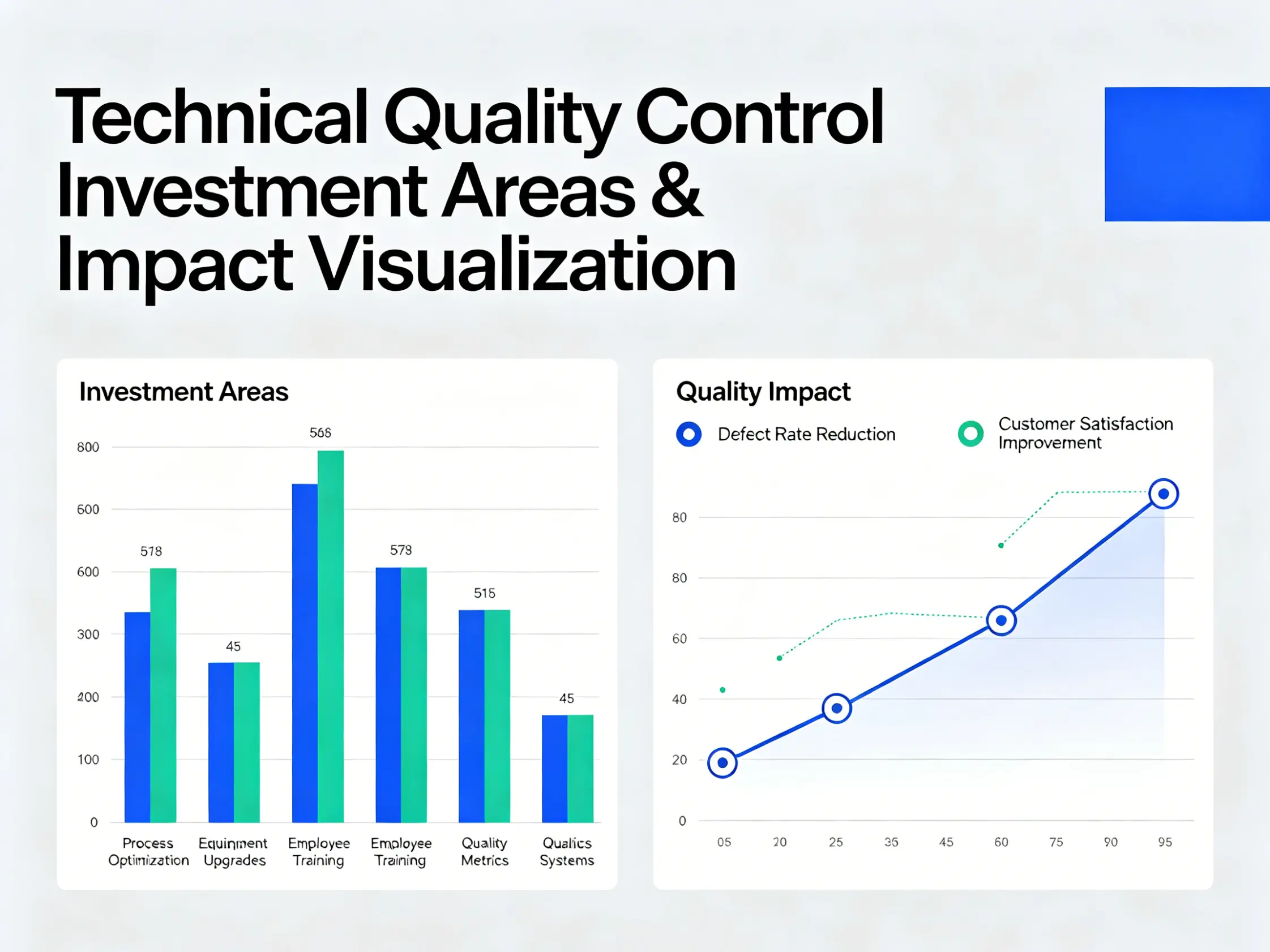 Technical quality control investment areas